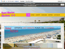 Tablet Screenshot of hotelmarisariccione.it